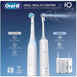 Oral-B iO Series 4 tandborste + Munskljar Oxyjet Center
