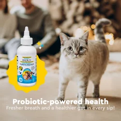 Radius OralPro+ Pet Probiotic Water Additive 118 ml | Mund- &amp; Darmpflege für Hund und Katze