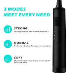 Elektrischer Zahnreiniger mit LED - NEUES MODELL - Entfernen Sie Plaque und Zahnstein zu Hause