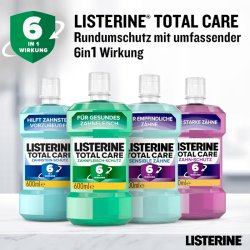 Listerine 600 ml. Munnvann Total Care Gum Protect