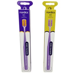 Ortodontisk tandborste Nordics Premium Ortho 6580 Soft