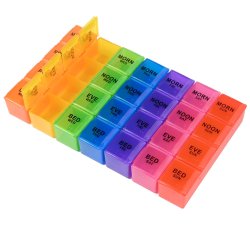 Pilleboks 7-dages Mappe med Pillebokse