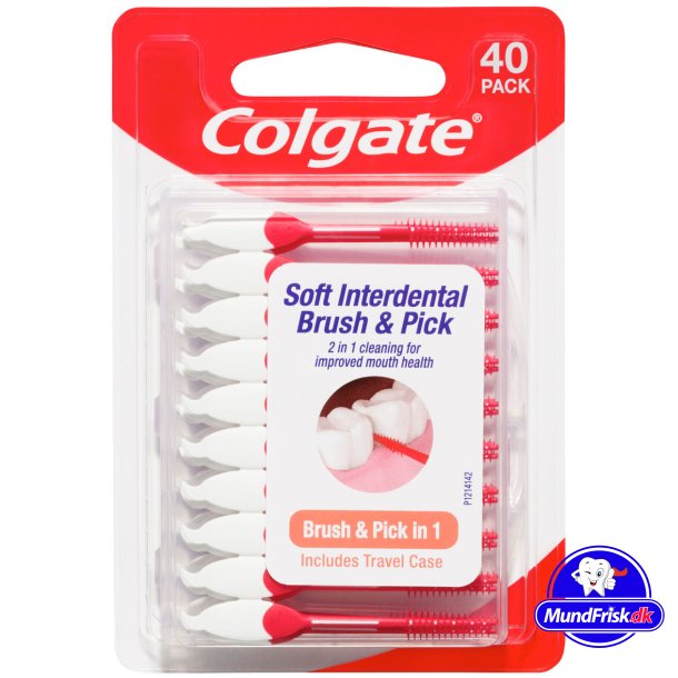 Colgate Interdental Brush & Pick Soft 40 kpl.
