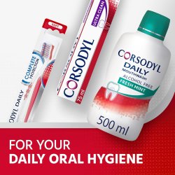 Corsodyl Munvatten Daily Freshmint 500 ml.