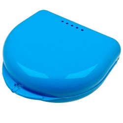 Litet fodral Frvaring proteser, bettskenor, hngslen, munskydd etc.