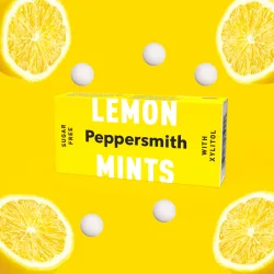 Xylitol pastiller PEPPERSMITH Mints Sicilian Lemon 15g