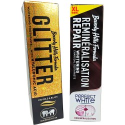 Pakketilbud BEVERLY HILLS FORMULA Whitening Tandpasta Gratis Tandbrste