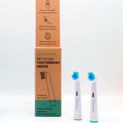 Borsthuvuden av tervunnen plast fr Oral-B BEEWISE 2 st.
