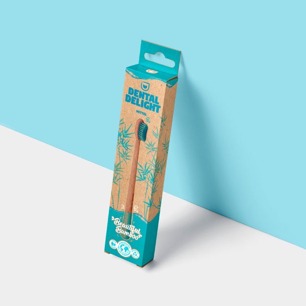 Dental Delight Bambus Tandb�rste Beautiful Bamboo BL&Aring;