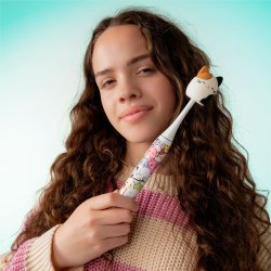 Squishmallows Cam Multi Character ORDO Sonic Genopladelig El-tandbrste til Brn