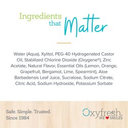 Oxyfresh Mundskyl Fresh Breath Lemon + Zink