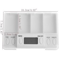 Pille�ske med Alarm - Timed Reminder Pill Box