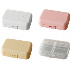 Kompakt pillerask med flera fack � perfekt �verblick i vardagen och p� resande fot