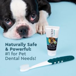 Radius Organic Canine Oral Care Kit til Hvalpe � �kologisk Tandplejes�t med Ekstra Bl�d Tandb�rste