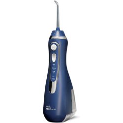 Waterpik Cordless Advanced 2.0 kabellose Munddusche blau mit 3 Druckstufen