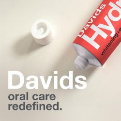 Davids Hydroxi Kids + Adults Whitening + Enamel Health Tannkrem  Strawberry &amp; Watermelon (113 g)