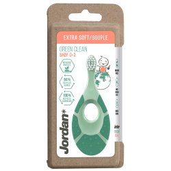 Jordan Bredygtig Brnetandbrste Green Clean Baby 0-2 r