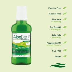 Aloe Vera Mundskyl AloeDent Cool Minty Freshness 250 ml