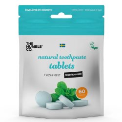 Naturliga tandkrmstabletter The Humble Co. Utan fluor