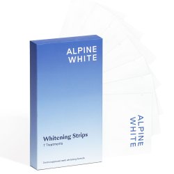 ALPINE WHITE Whitening Strips � Effektiv tannbleking hjemme (7 behandlinger)