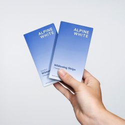 ALPINE WHITE Whitening Strips � Effektiv tannbleking hjemme (7 behandlinger)