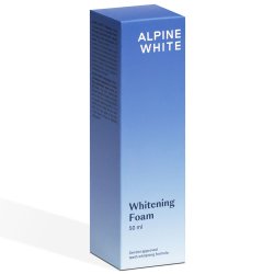 ALPINE WHITE Whitening Foam � Daglig tandblegning udviklet i Schweiz (50 ml)
