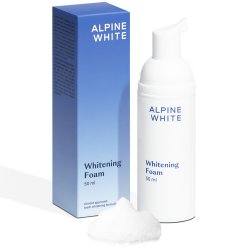 ALPINE WHITE Whitening Foam � Daglig tandblegning udviklet i Schweiz (50 ml)