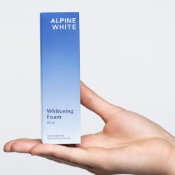 ALPINE WHITE Whitening Foam � Daglig tandblegning udviklet i Schweiz (50 ml)
