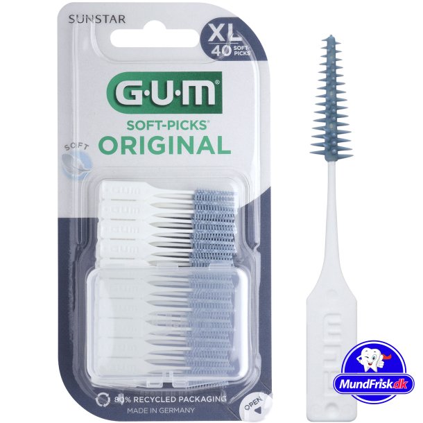 GUM Soft-Picks X-LARGE Original 40 stk.