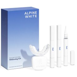 Hydroxyapatite &amp; Xylitol Tandbleek Set ALPINE WHITE Whitening Kit � tanden bleken met milde bescherming