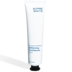 Hydroxyapatit Whitening Tandpasta ALPINE WHITE Sensitivity Relief 75 ml.
