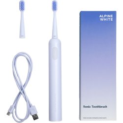 Elektrische tandenborstel ALPINE WHITE Sonic - Tot 80.000 reinigingsbewegingen per minuut