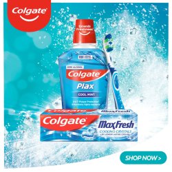COLGATE Tandpasta 3 x 75 ml. MaxFresh Cooling Crystals Cool Mint