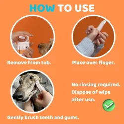 DogsLife Dental Wipes – 50 Finger-Tücher für Hunde