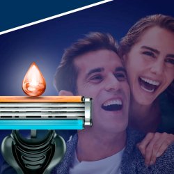 Gillette Blue 3 NITRO Barberskraber 3-pk.