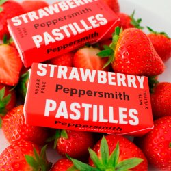 Xylitol sugtabletter PEPPERSMITH Mint Strawberry 15g