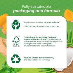 Ekologisk Whitening tandkrm HIMALAYA Botanique Gurkmeja + Coconut 75 Oil