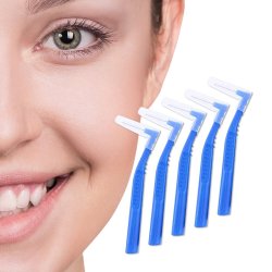 GLAMZA Interdentalb�rsten abgewinkelt 5 Stk. 0,7 mm