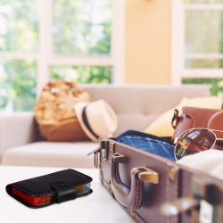 CEPEWA Pillendose, 7 oder 14 Tage Pillenorganisator Kunstleder Etui