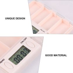 Pille�ske med Alarm - Timed Reminder Pill Box