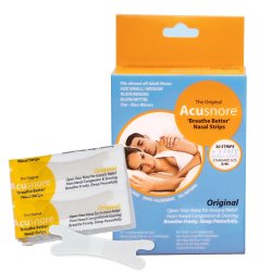 Snorkeplastre ACUSNORE Breathe Better Nasal Strips 30 stk.