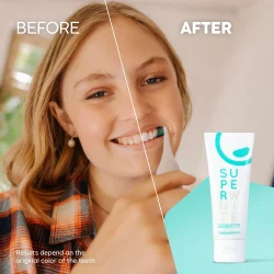 Whitening Tandkrm HAPPYBRUSH Superwhite Sensitive 75 ml