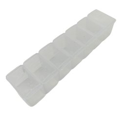 Pillendose Woche, kleine Pillendose, grosses Zimmer