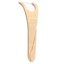 SmartLifEco FlexPik Mint Floss Picks � Bærekraftig tanntråd med frisk mintsmak (50 stk.)