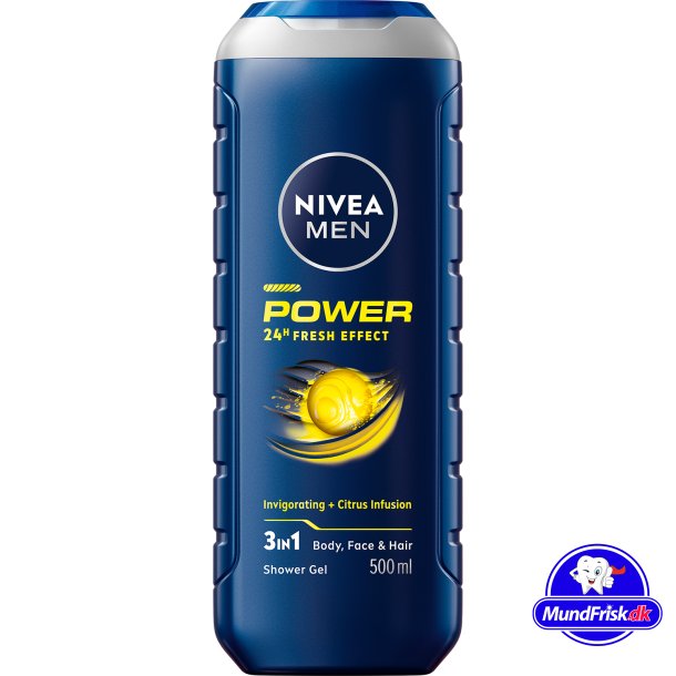 Nivea Men Power Refresh 3 In 1 Shower Gel 500 ml