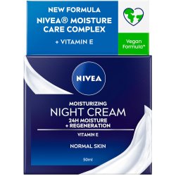 NIVEA Moisturizing Night Cream Can 50 ml