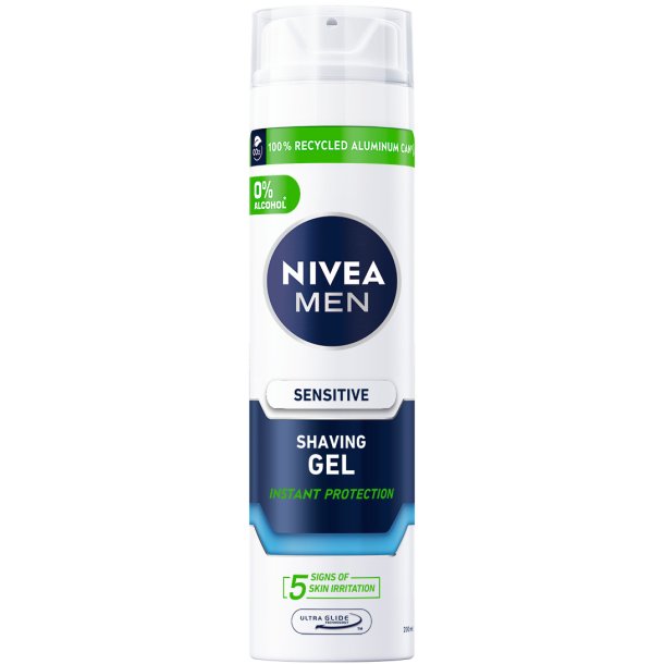 Nivea Barbergel Sensitive 200 ml.