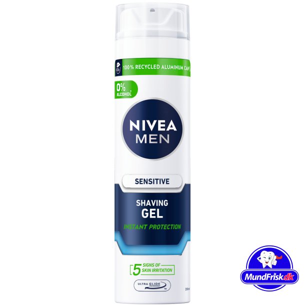 Nivea Barbergel Sensitive 200 ml.