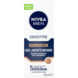 NIVEA Men Sensitive Skin &amp; Stubble Cream Gel 50 ml