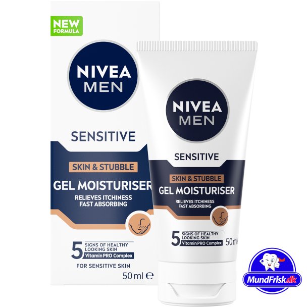 NIVEA Men Sensitive Skin &amp; Stubble Cream Gel 50 ml